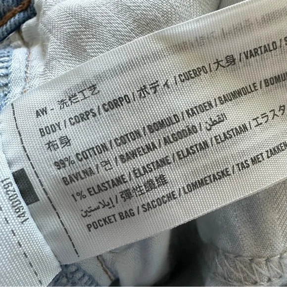 Abercrombie & Fitch The Mom Short High Rise Denim Shorts 24/00 - Picture 6 of 7